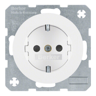 Berker SCHUKO-Steckdose pows/gl 47232089