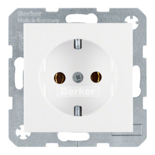Berker SCHUKO-Steckdose pws/gl 41438989