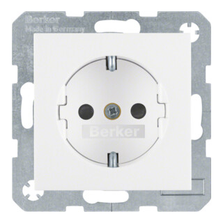 Berker SCHUKO-Steckdose pws/gl 47238989