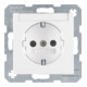 Berker SCHUKO-Steckdose pws/gl m.Beschriftungsfeld 47498989