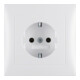 Berker Schuko-Steckdose pws/matt mit Abdeckplatte 47229909