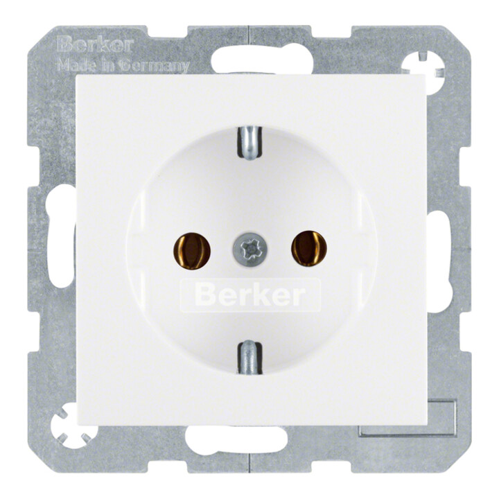 Berker Schuko-Steckdose pws mit Steckklemmen 47431909
