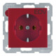 Berker Schuko-Steckdose rt Aufdruck EDV 47431922