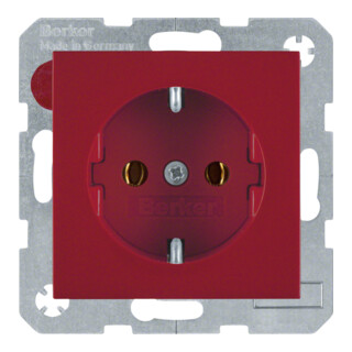 Berker SCHUKO-Steckdose rt/gl 47438912