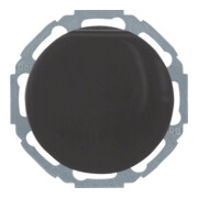 Berker SCHUKO-Steckdose sw/gl m. Klappdeckel 47442045-1