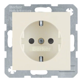 Berker SCHUKO-Steckdose ws/gl 47238982