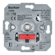 Berker Variateur rotatif (R, LED) commande d’éclairage 2909-1