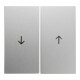 Berker Wippe alu matt mit Symbol Pfeil 16251404