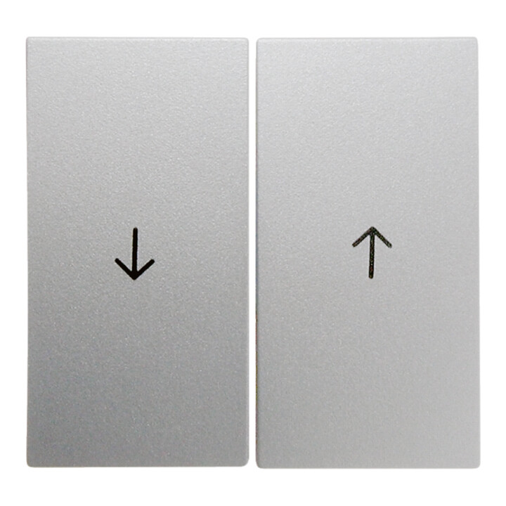 Berker Wippe alu matt mit Symbol Pfeil 16251404