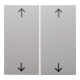 Berker Wippe pws/gl Symbol Pfeil 16448989