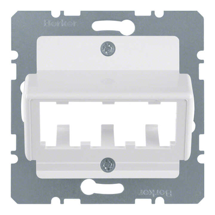 Berker Zentralplatte pws f.3 MINI-COM Module 142709