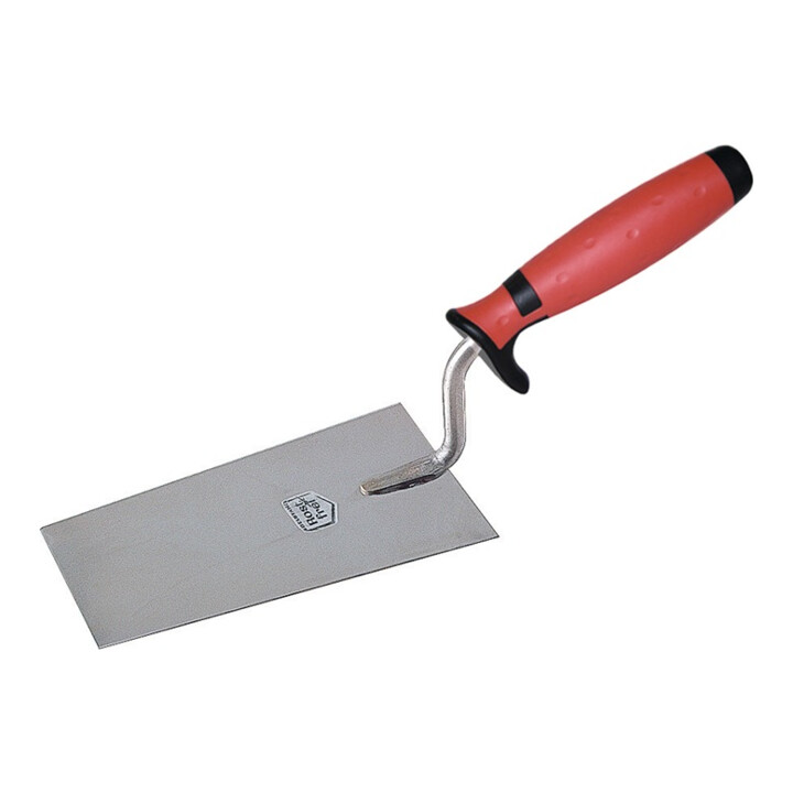 Berner Putzkelle L.140mm B.70mm rostfrei,m.2Komponentengriff VA STUBAI