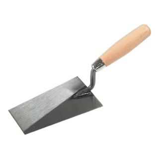Berner Putzkelle L.140mm B.80mm gehärtet,m. Buchenholzheft STA