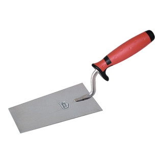 Berner Putzkelle L.160mm B.85mm rostfrei,m.2Komponentengriff VA