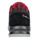 Berufsschuh CLIFTON ST LOW Gr.46 schwarz/rot hydrophobiertes Leder