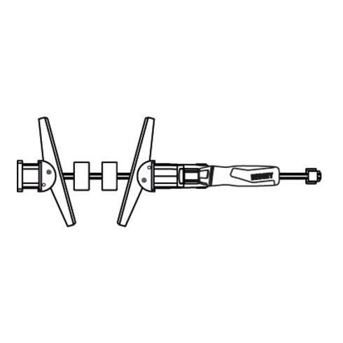 Bessey adapter corpusklem KR-AS, draaibaar