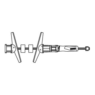 Bessey Adapter Korpuszwinge KR-AS, schwenkbar