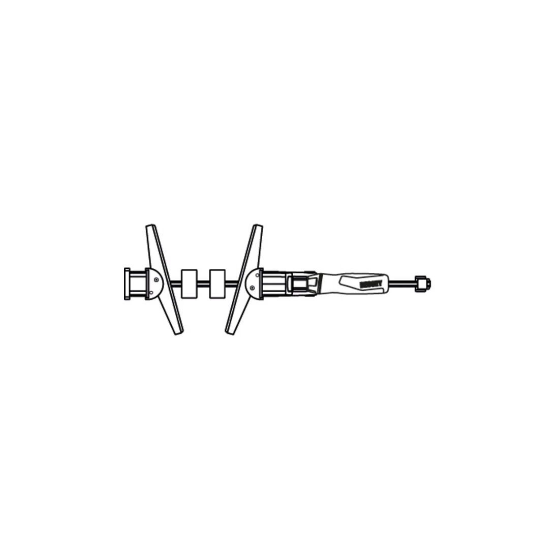 Bessey Adapter Korpuszwinge KR-AS, schwenkbar
