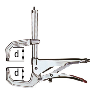 Bessey C-Gripzange GRZC 110/80