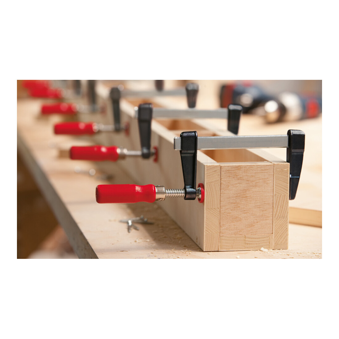 Bessey Druckguss-Schraubzwinge LM 600/100