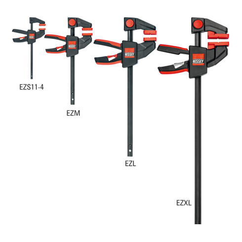 Bessey eenhandige klemmen set EZM-EZL set