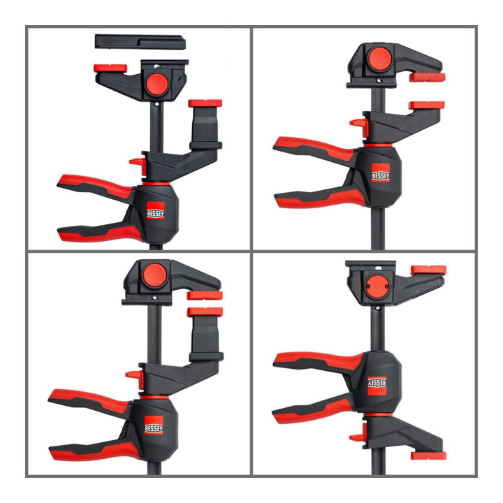 Bessey Eenhandige tafelklem EZR360 met draaibare greep