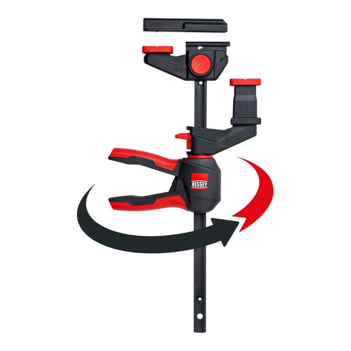 Bessey Einhand-Tischzwinge EZR360 drehbarer Griff