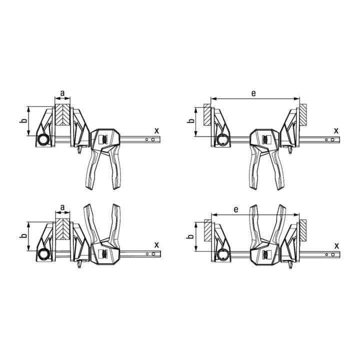 Bessey Einhandzwinge EZ360-30
