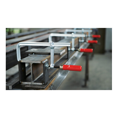 Bessey Ganzstahl-Schraubzwinge classiX GS mit bewährtem Holzgriff
