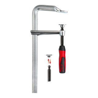 Bessey Ganzstahl-Schraubzwinge GZ-2K 400/120 Breite 28 mm