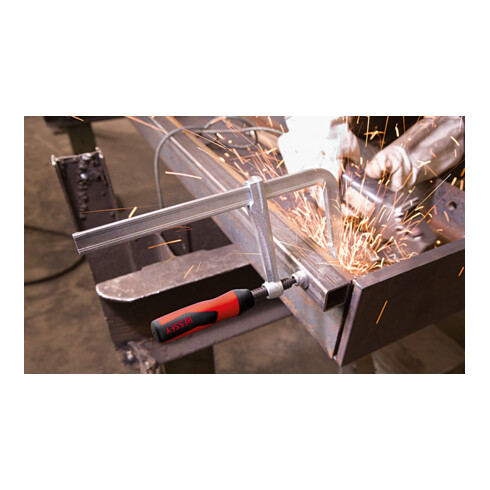 Bessey Ganzstahl-Schraubzwinge GZ-2K 500/120 Breite 24,5 mm