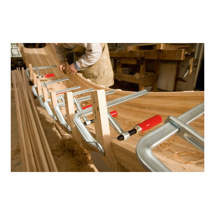 BESSEY Ganzstahl-Schraubzwinge GZ Holzgriff