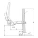 Bessey Maschinentischspanner BS 200/120 Breite 22 mm-2