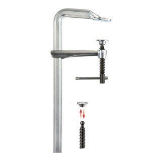 Bessey volledig stalen schroefklem GZ met knevelgreep