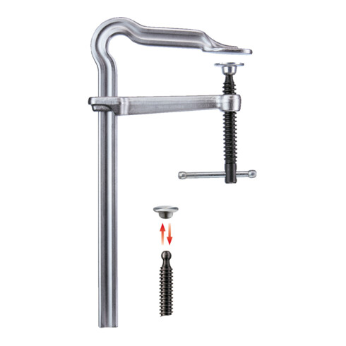 Bessey OMEGA pince à vis GMZ avec poignée à bascule