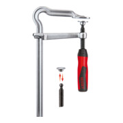 Bessey OMEGA schroefklem GMZ met 2-componenten kunststof handvat