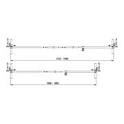 Bessey Prolunga per puntelli per telai porte TUX-2