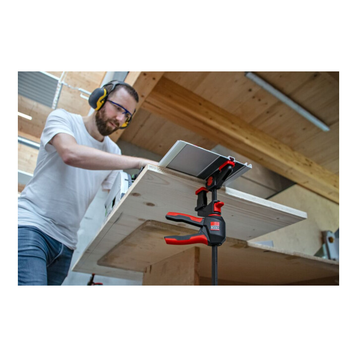 Bessey Serre-joint de table à une main EZR360, poignée pivotante