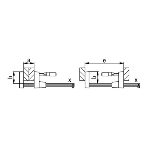 Bessey Serre-joint universel Uniklamp 1000x80mm