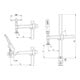 Bessey spanelement met variabele spandiepte TWV16 200/150 (hevelgreep)