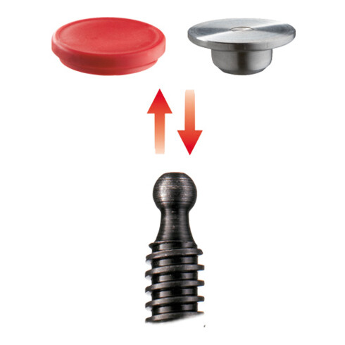 Bessey Temperguss-Schraubzwinge TG mit 2-Komponenten-Kunststoffgriff