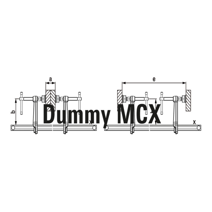 Bessey verstek klemsysteem MCX