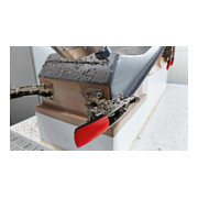 Bessey Waagrechtspanner mit offenem Arm u. abgew. Grundpl. STC-HA-4
