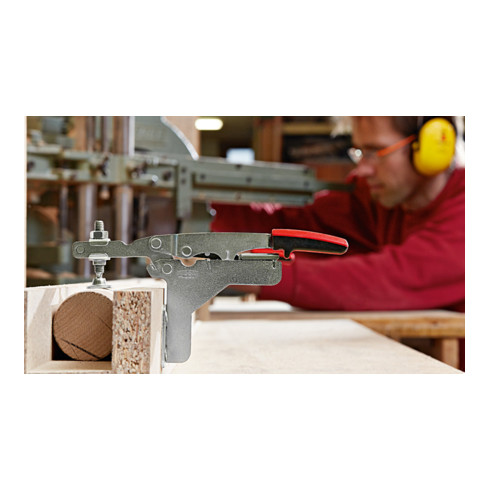 Bessey Waagrechtspanner mit offenem Arm u. abgew. Grundpl. STC-HA