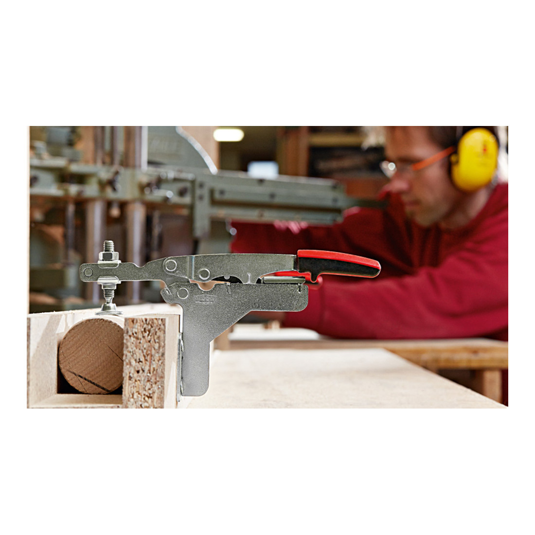 Bessey Waagrechtspanner mit offenem Arm u. abgew. Grundpl. STC-HA