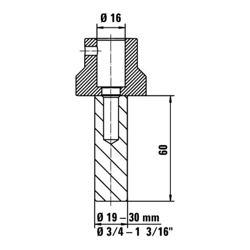 Bessey Werkbank-Adapter TW16AW22
