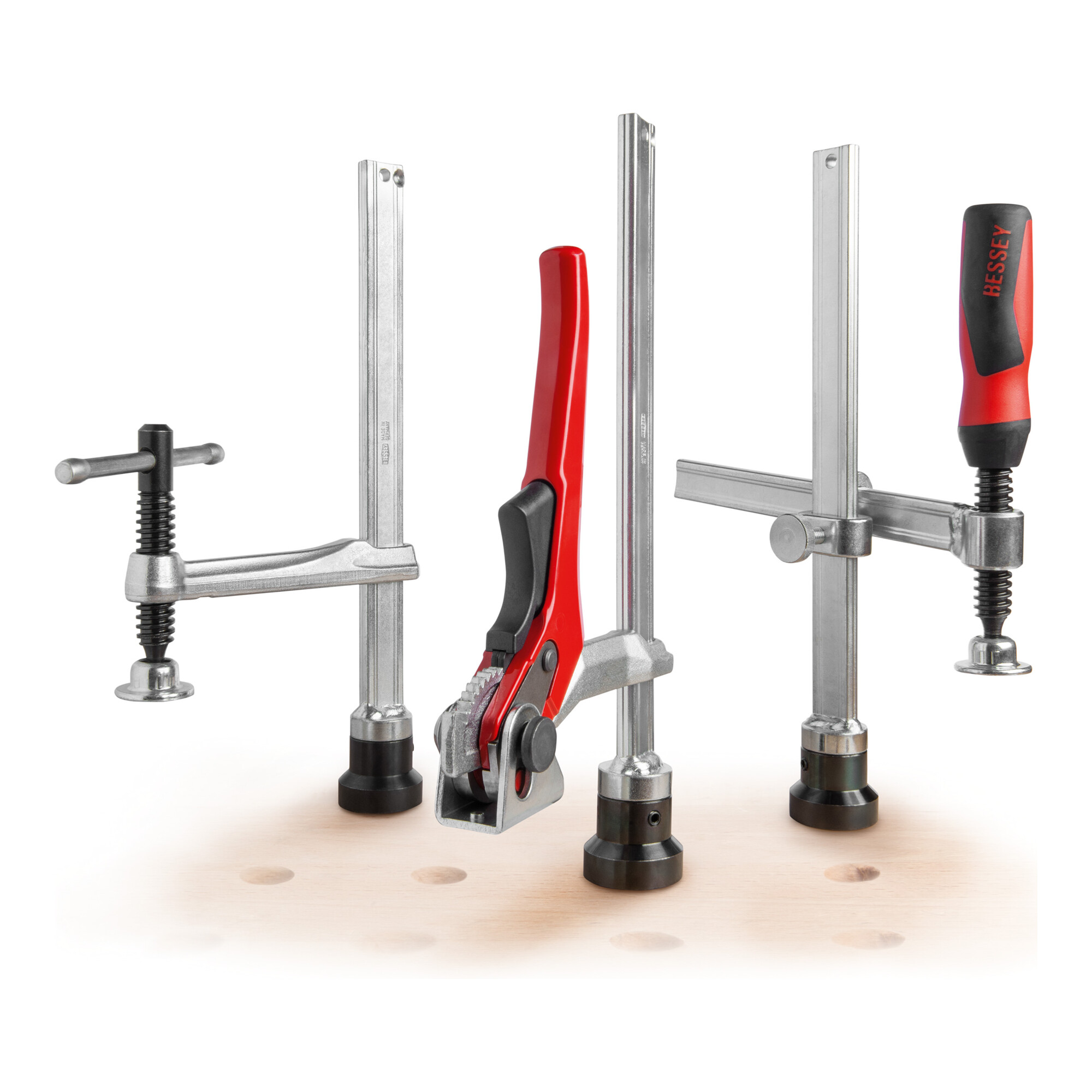 Bessey TW16AW30 Werkbank-Adapter für Schraubzwingen mit Spannweite bis 300mm, TW16AW30