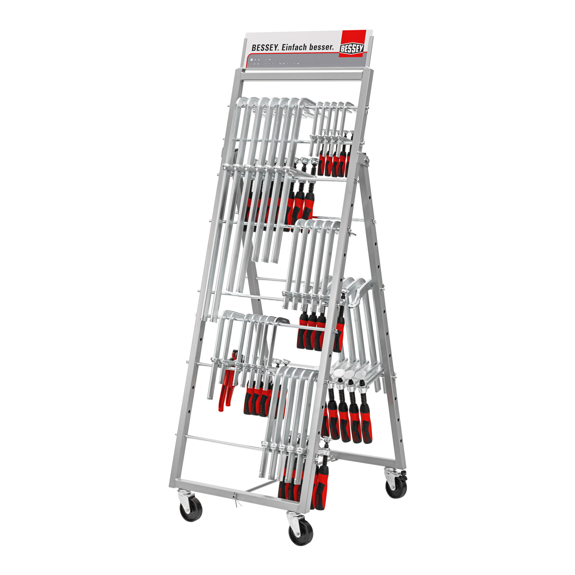 Bessey ZW1 Zwingenwagen unbestückt; bis 40 Zwingen; Werkstattwagen