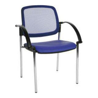 Besucherstuhl Open Chair 10 Royalblau