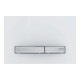 Geberit Betätigungsplatte Sigma 50 Pl we., Pl/T verchromt, sq, f 2-Mg-Spül.-1
